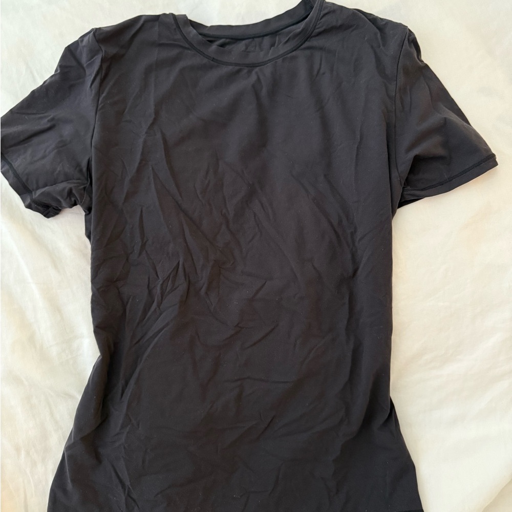SKIMS Black Short Sleeve Tee